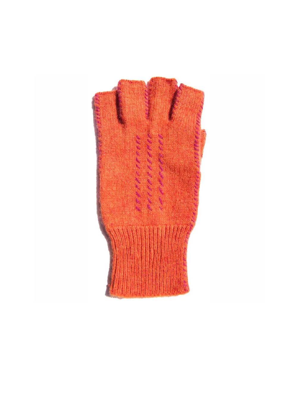 nic zoe Meg Cohen Cashmere Fingerless Stitch Gloves