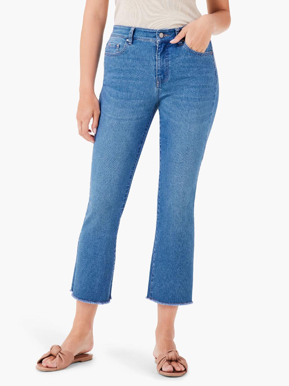 nic zoe 26" Mid Rise Demi Boot Jeans