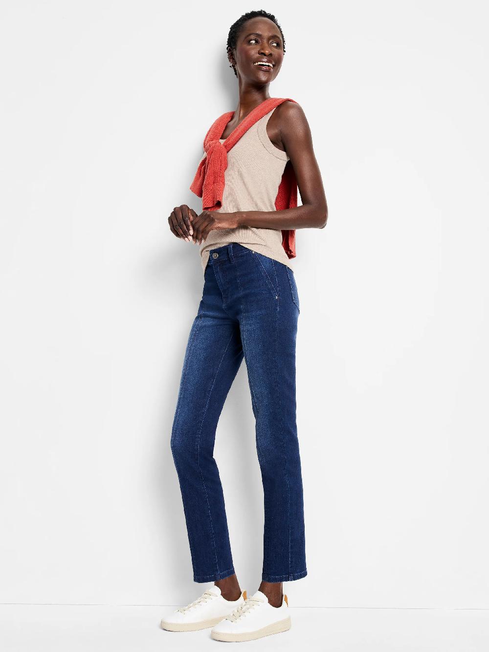 Nic Zoe 28" Daytrip Straight Carpenter Jeans