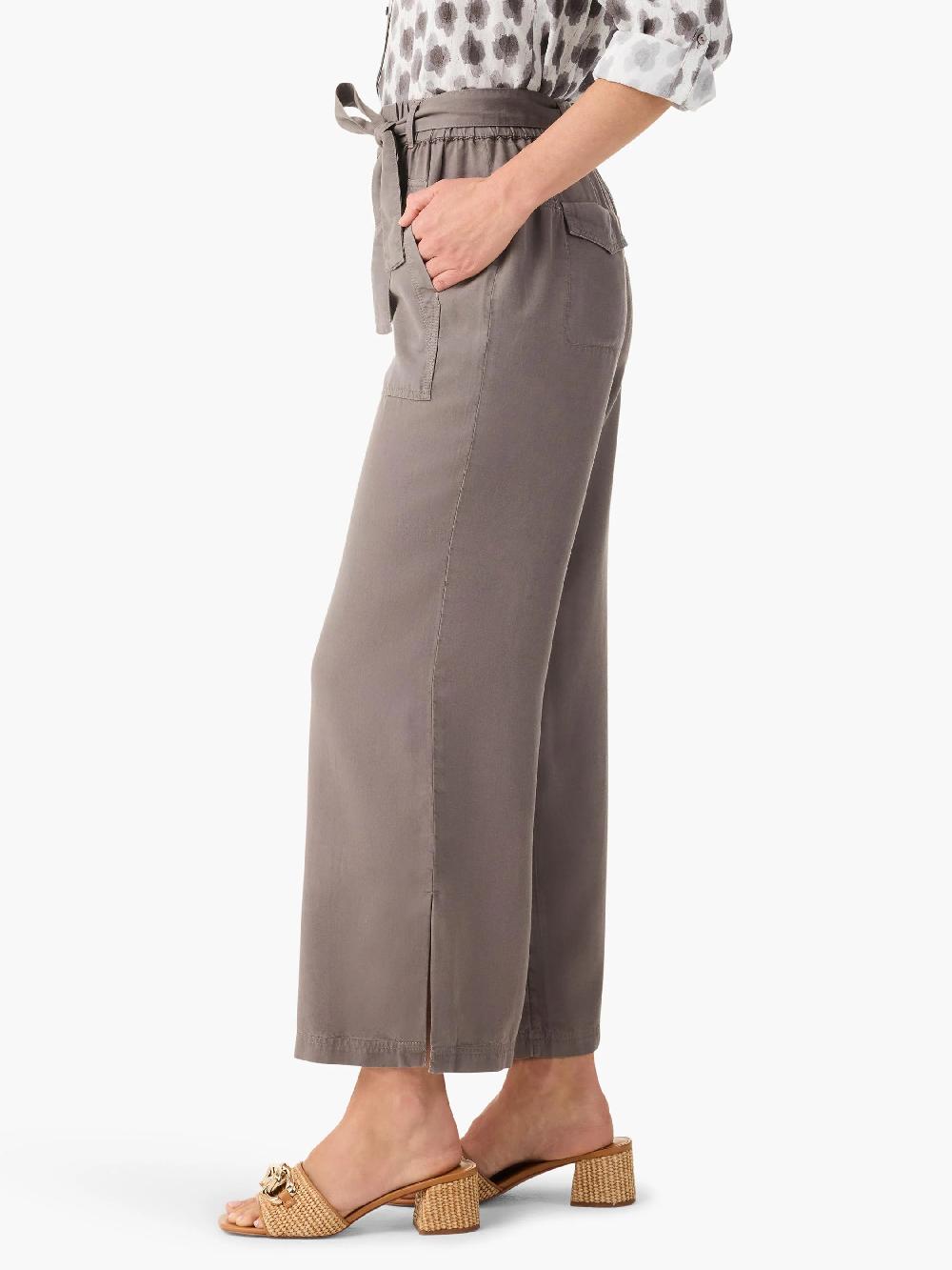 Nic Zoe 28" Drapey Utility Wide Leg Pant