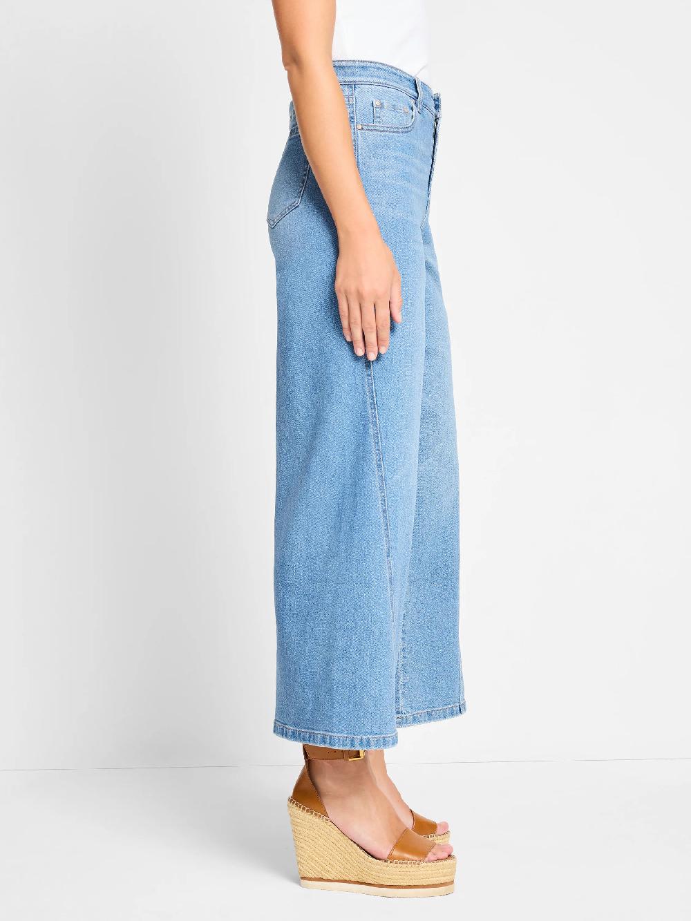 Nic Zoe 28" Forward Seam Weekend Wide Leg Jeans