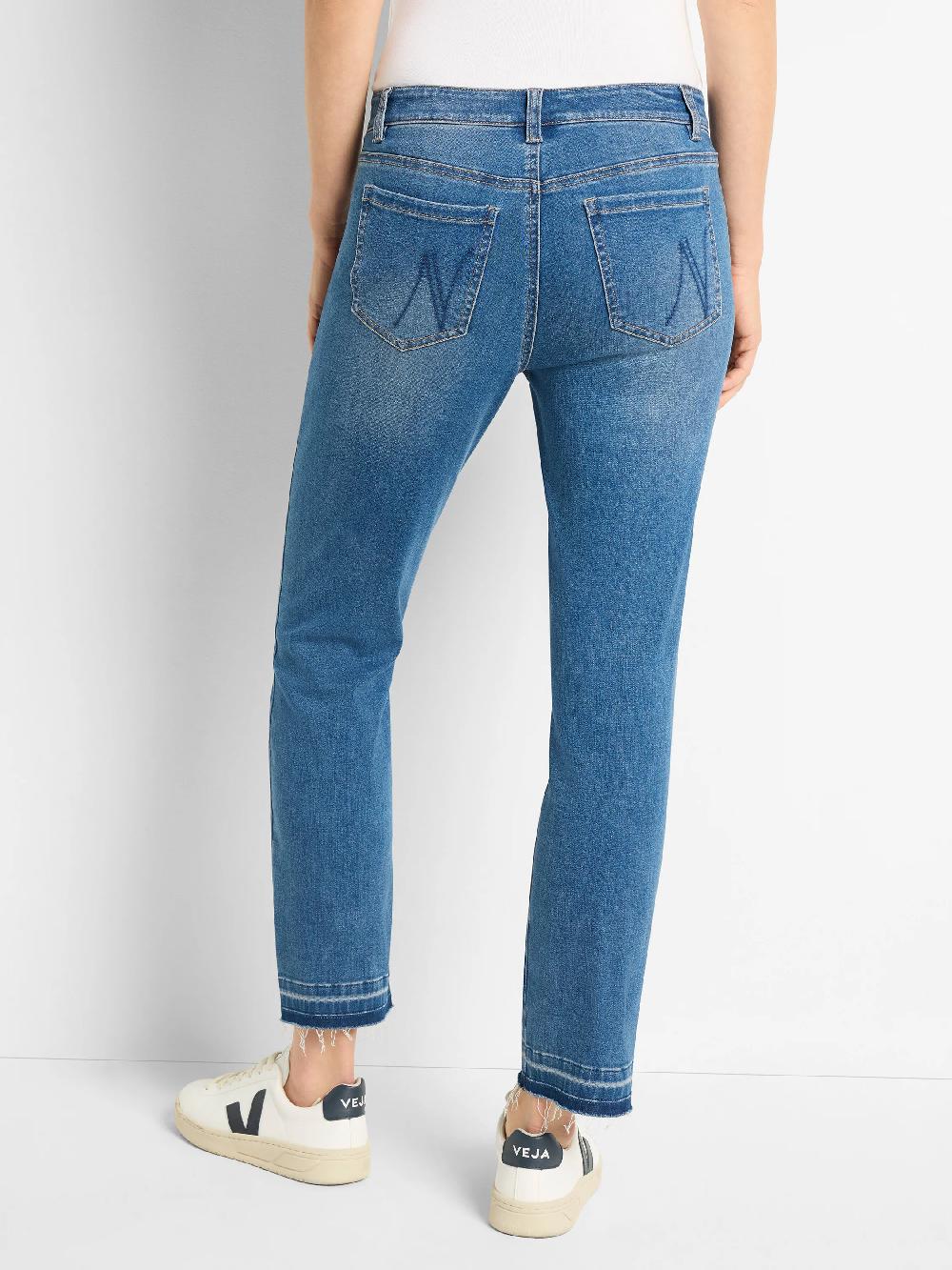nic zoe 28" Released Hem Daytrip Straight Jeans