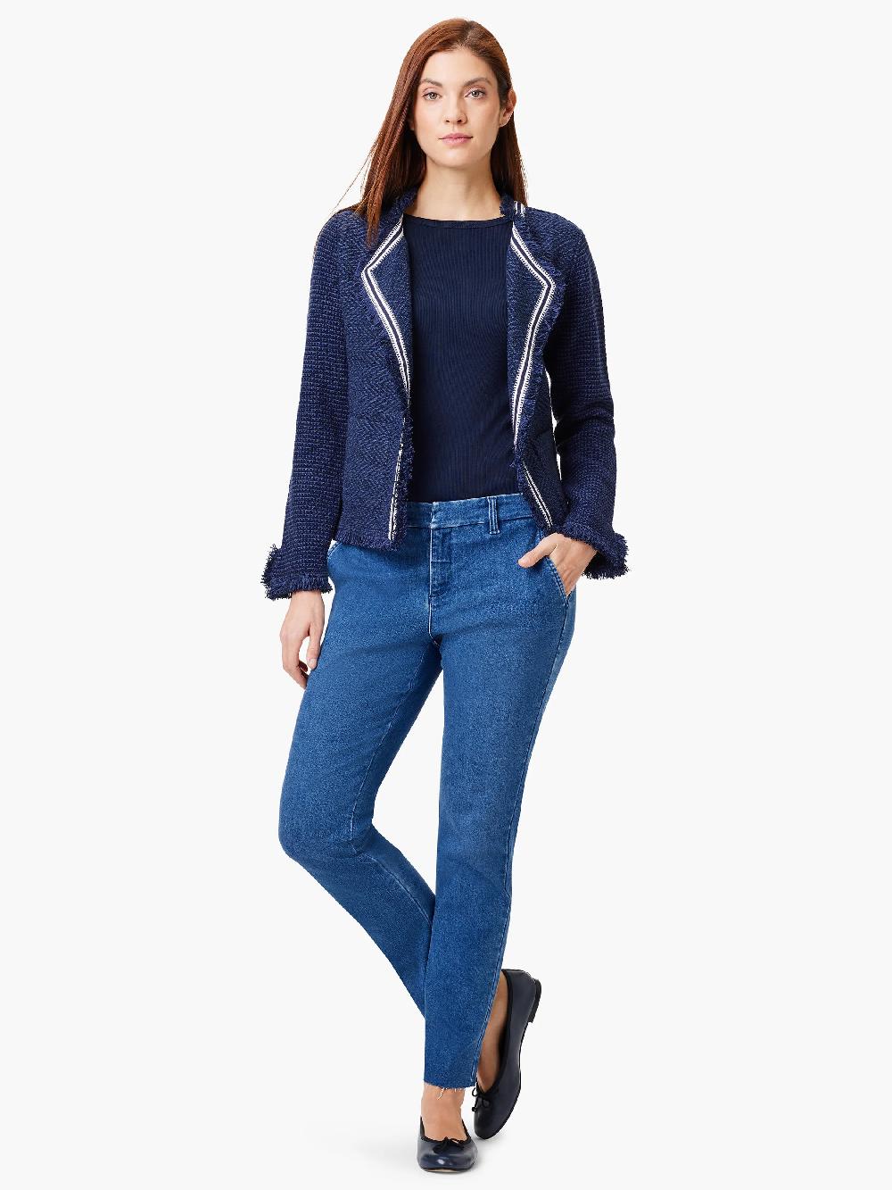 Nic Zoe 28" Straight Ankle Denim Trouser