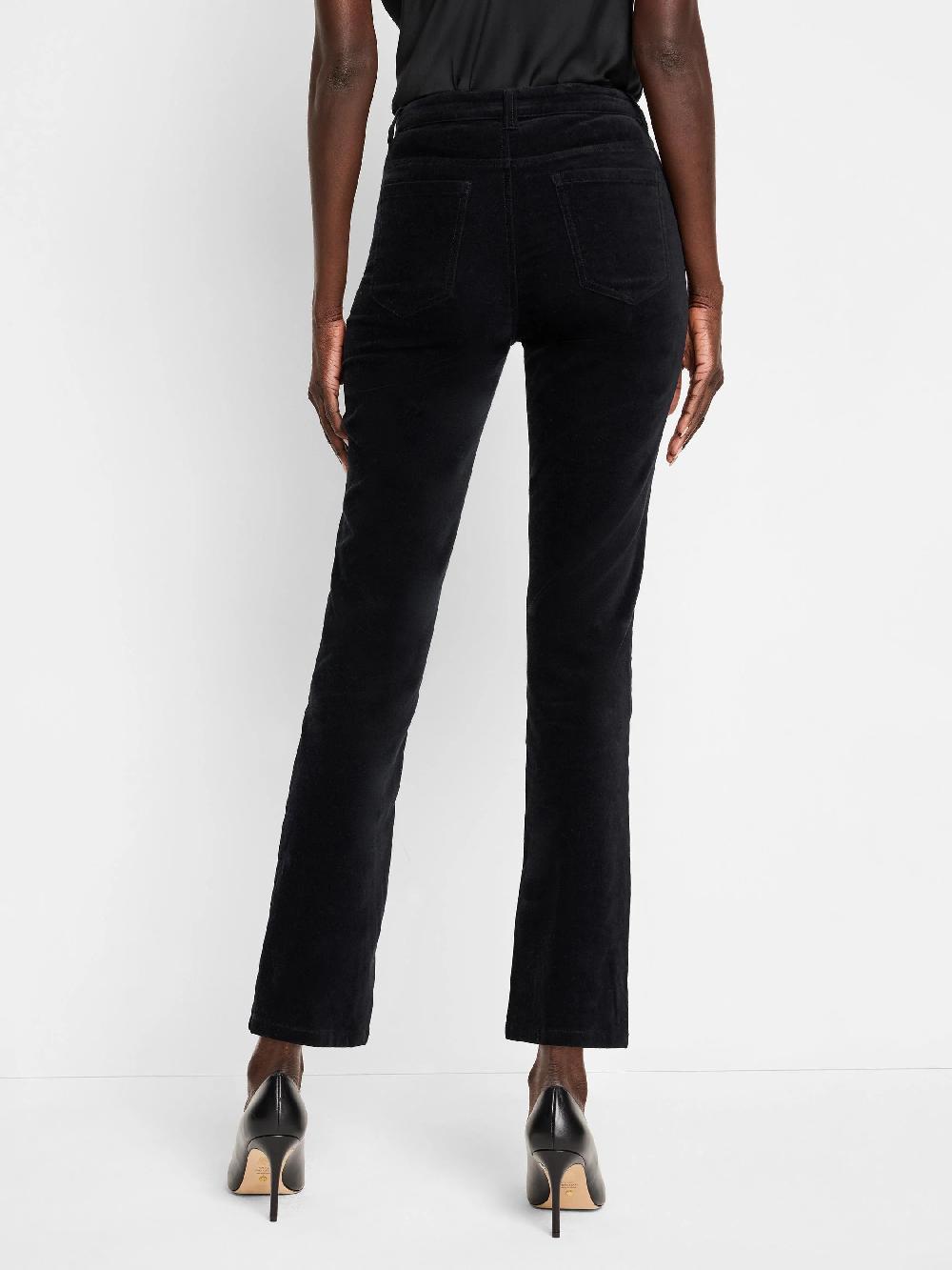 Nic Zoe 28" Velvet Straight Ankle Pant