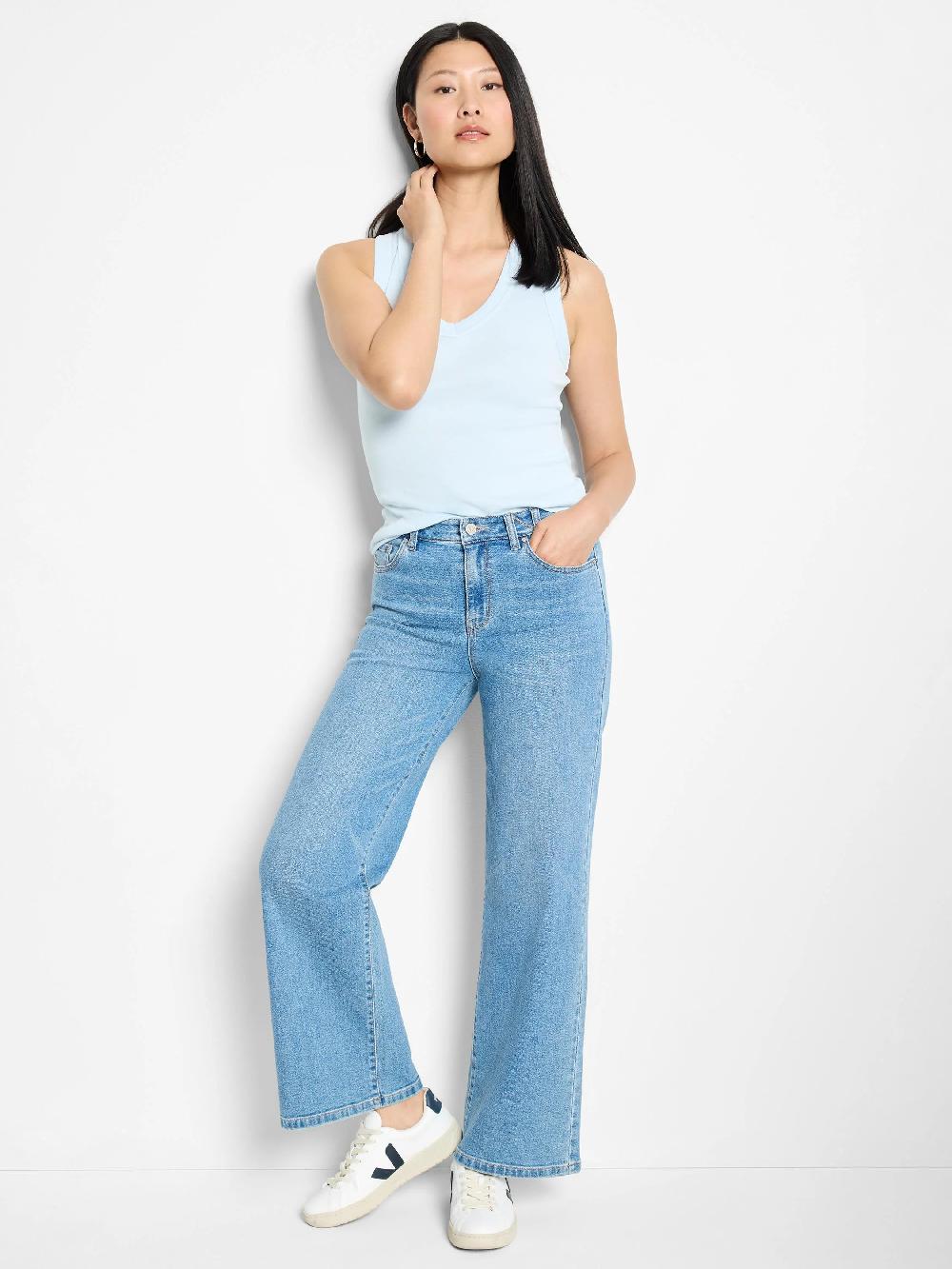 Nic Zoe 28" Wide Leg Weekend Jeans