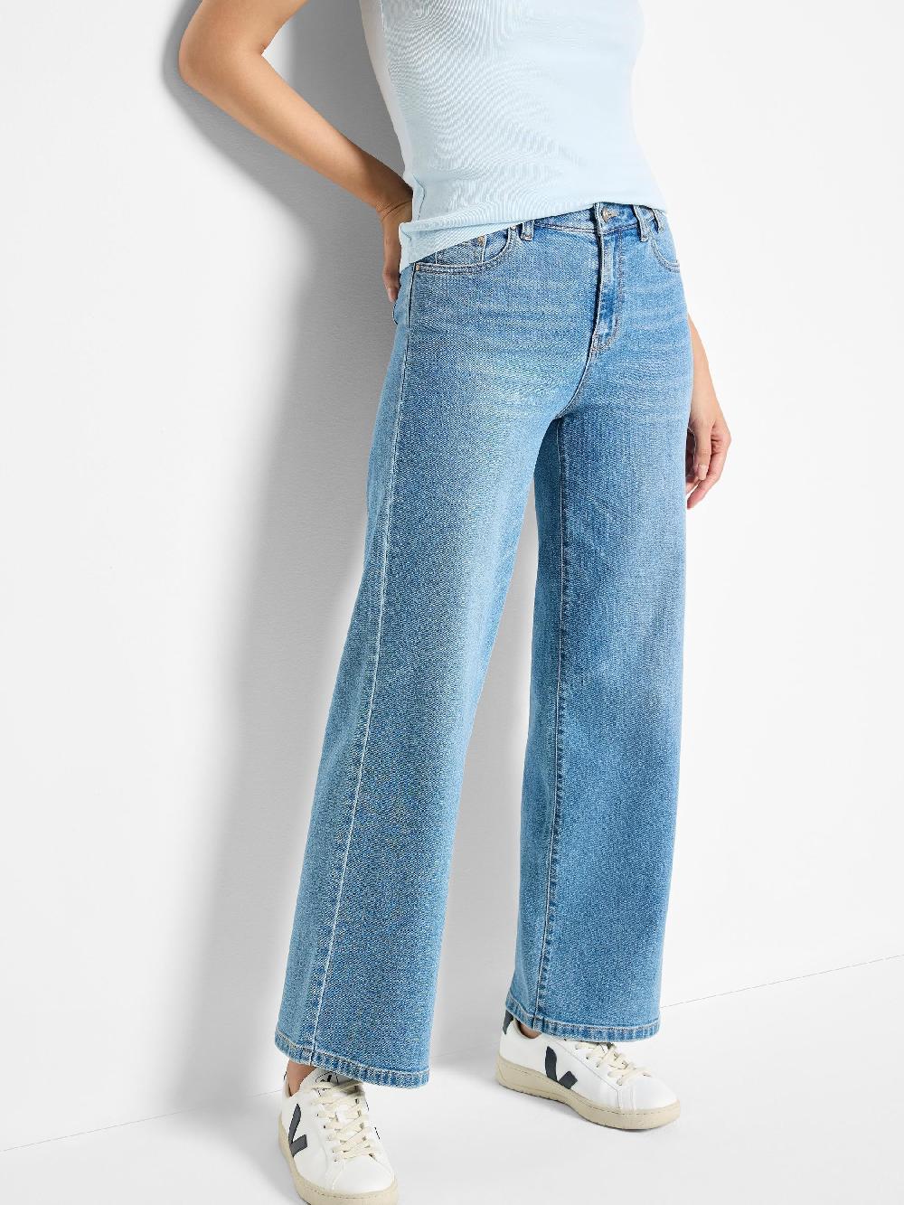nic zoe 28" Wide Leg Weekend Jeans