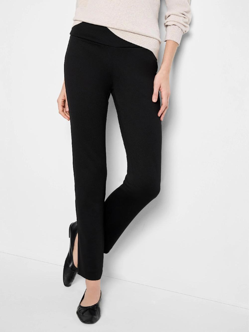 nic zoe 29.5" Copley Straight Drapey Ponte Pant