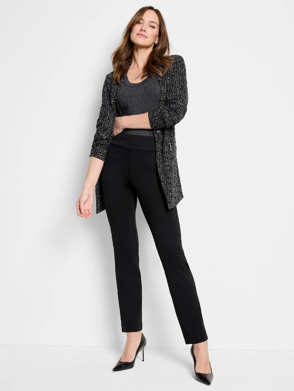 Nic Zoe 29.5" Knit Pocket Pant