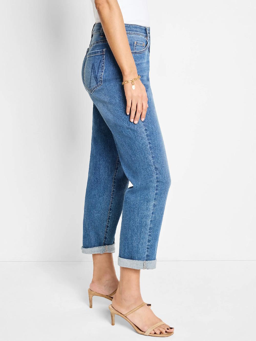 Nic Zoe 29" Mid Rise Girlfriend Jeans