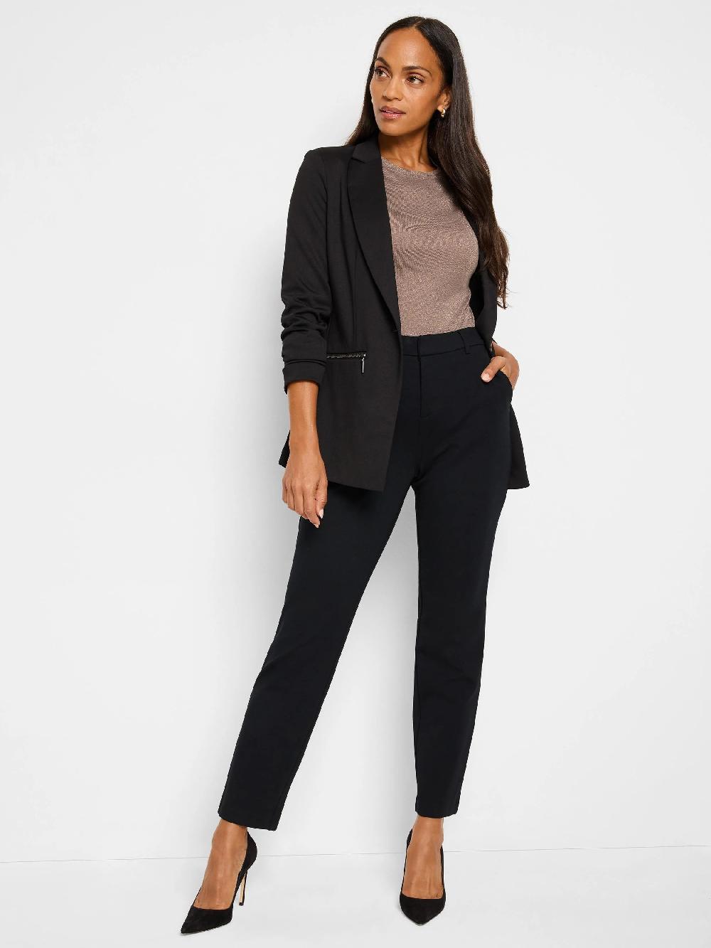 Nic Zoe 29" Ponte Knit Trouser