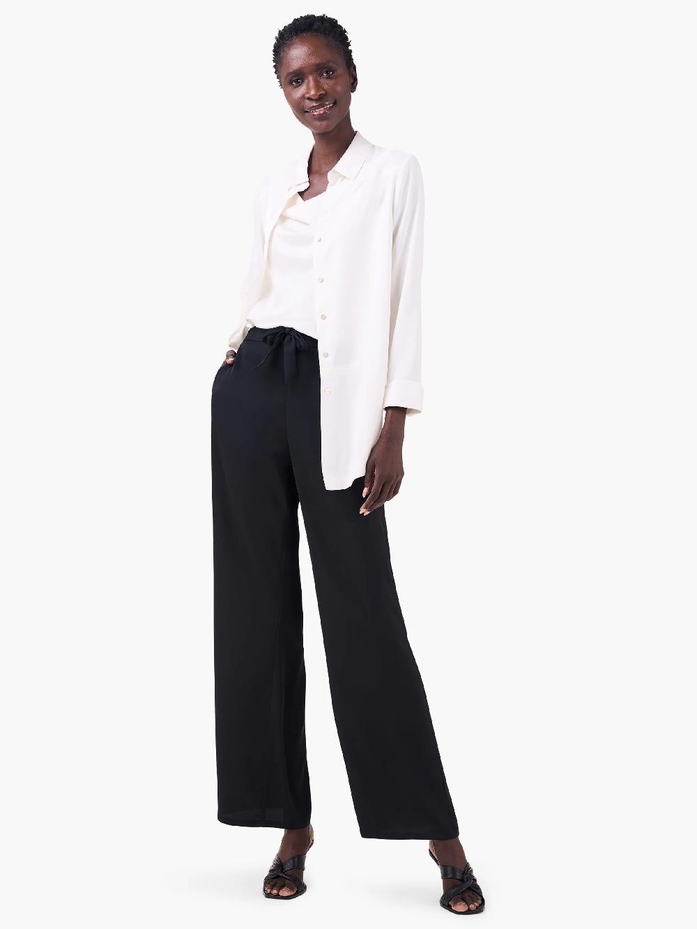 Nic Zoe 30.5" Crepe Wide Leg Pant