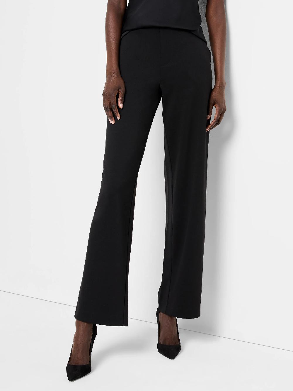 nic zoe 30.5" Lenox Wide Leg Drapey Knit Pant