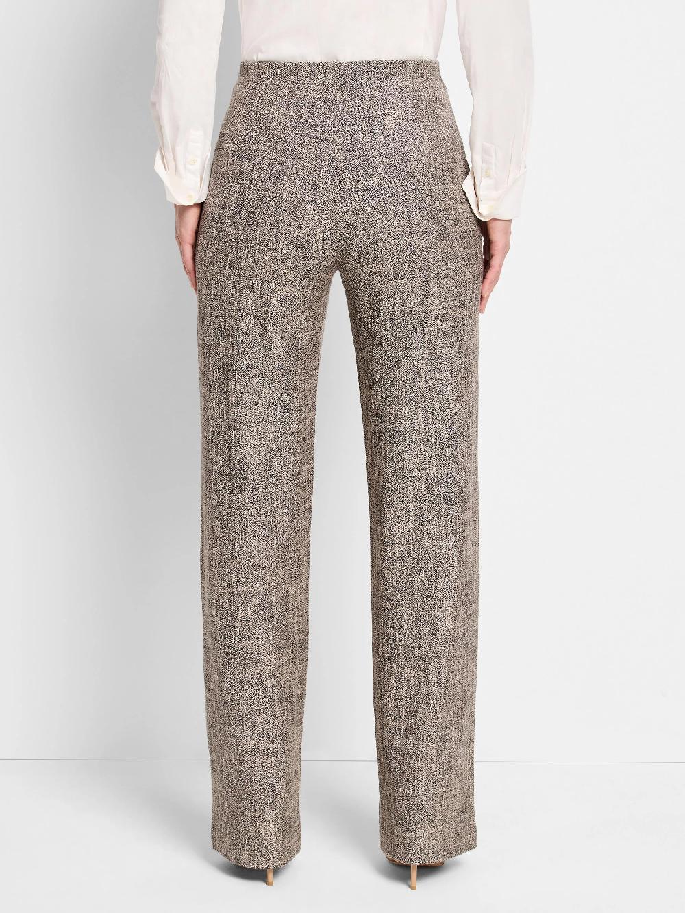 Nic Zoe 30.5" Lenox Wide Leg Tweed Pant