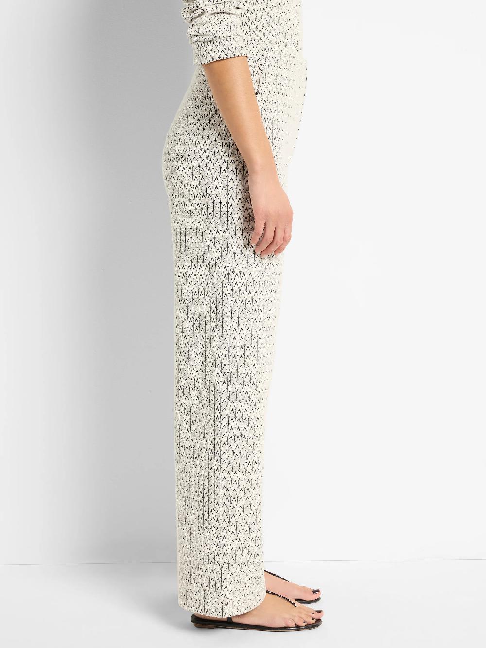 Nic Zoe 30.5" Subtle Swirl Knit Lenox Wide Leg Pant