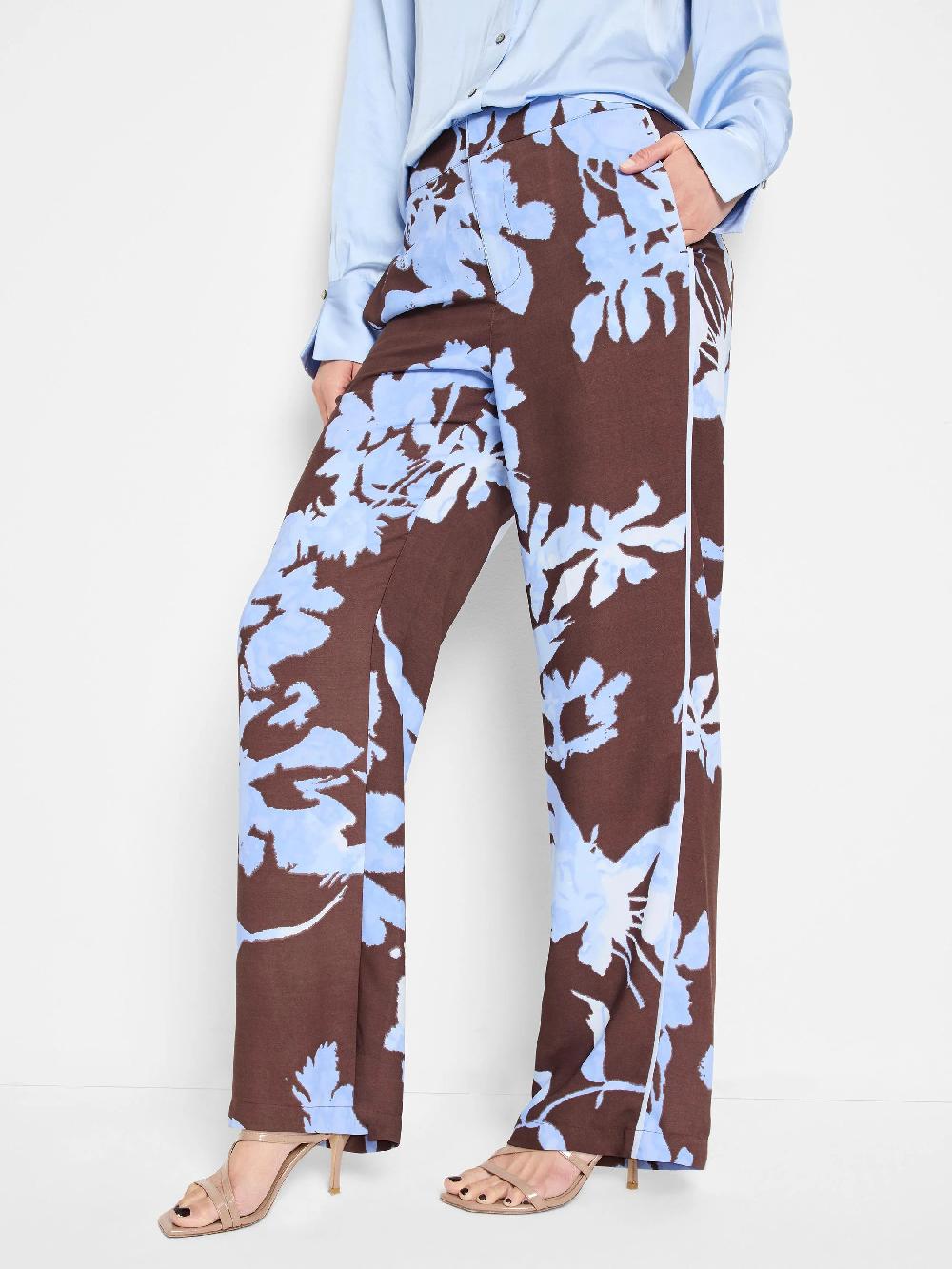 nic zoe 31" Cloud Blossom Eliot Wide Leg Pant