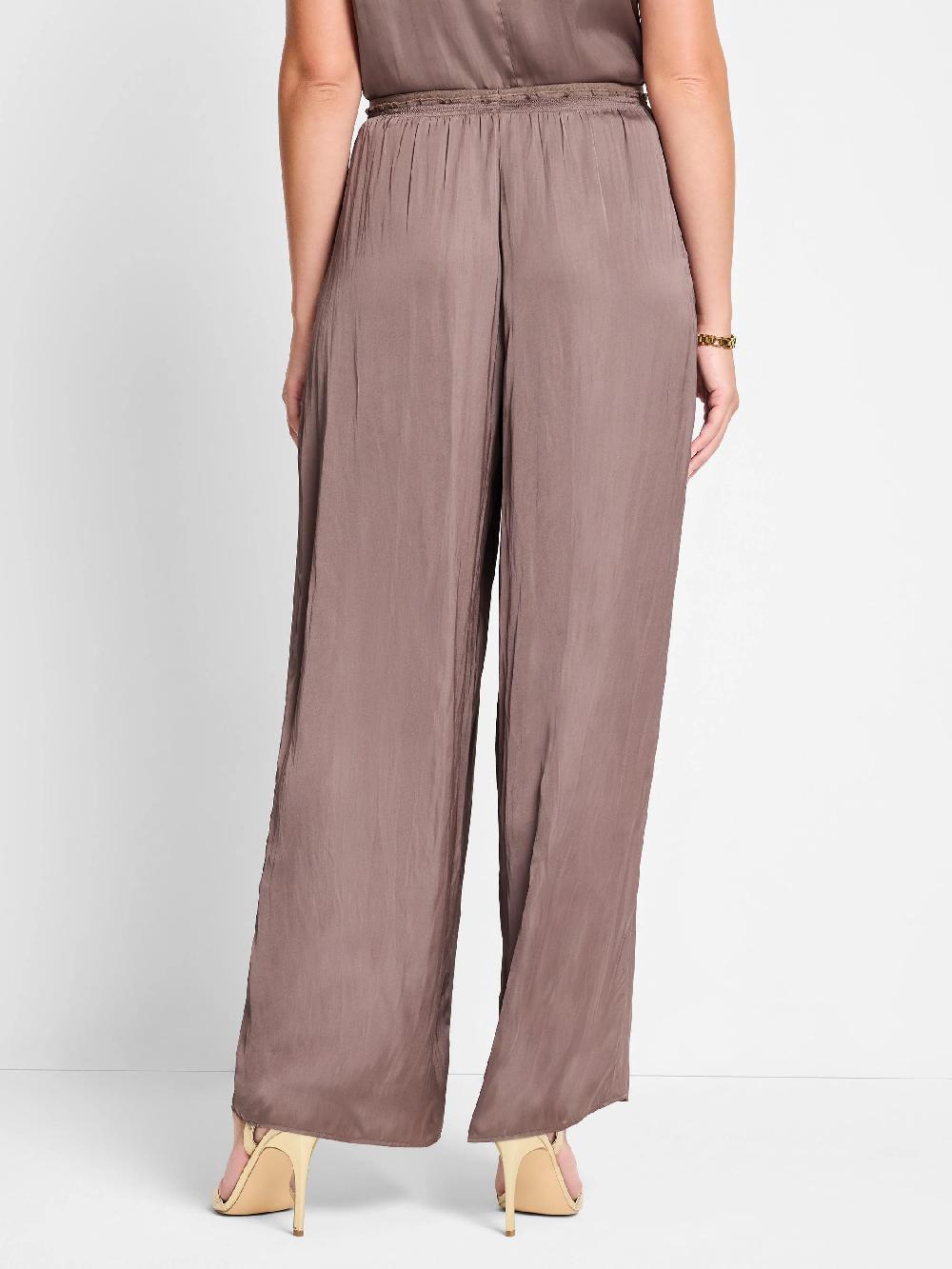 Nic Zoe 31" Glossy Sheen Pull On Pant