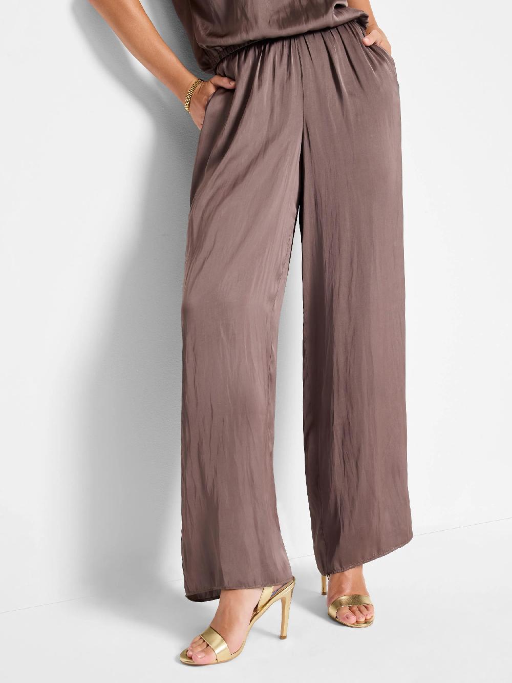 nic zoe 31" Glossy Sheen Pull On Pant