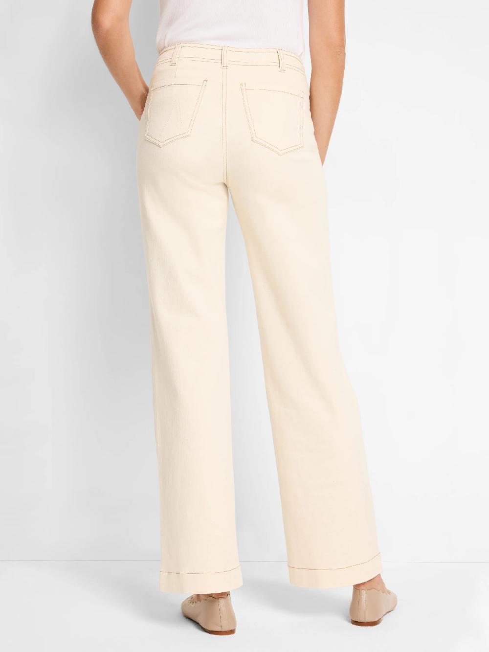 Nic Zoe 31" High Rise Wide Leg Pocket Jeans