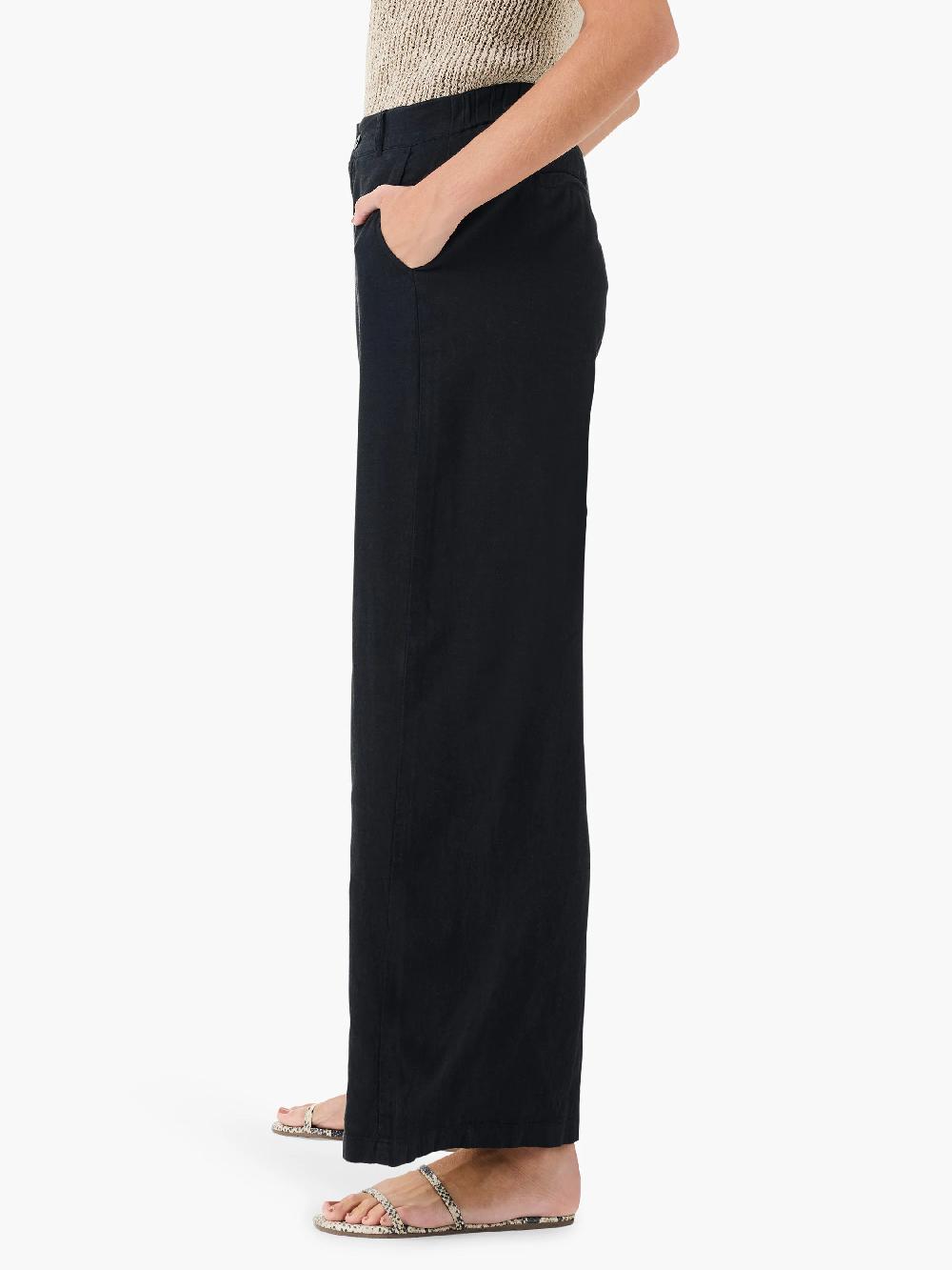 Nic Zoe 31" Rumba Linen Wide Leg Trouser