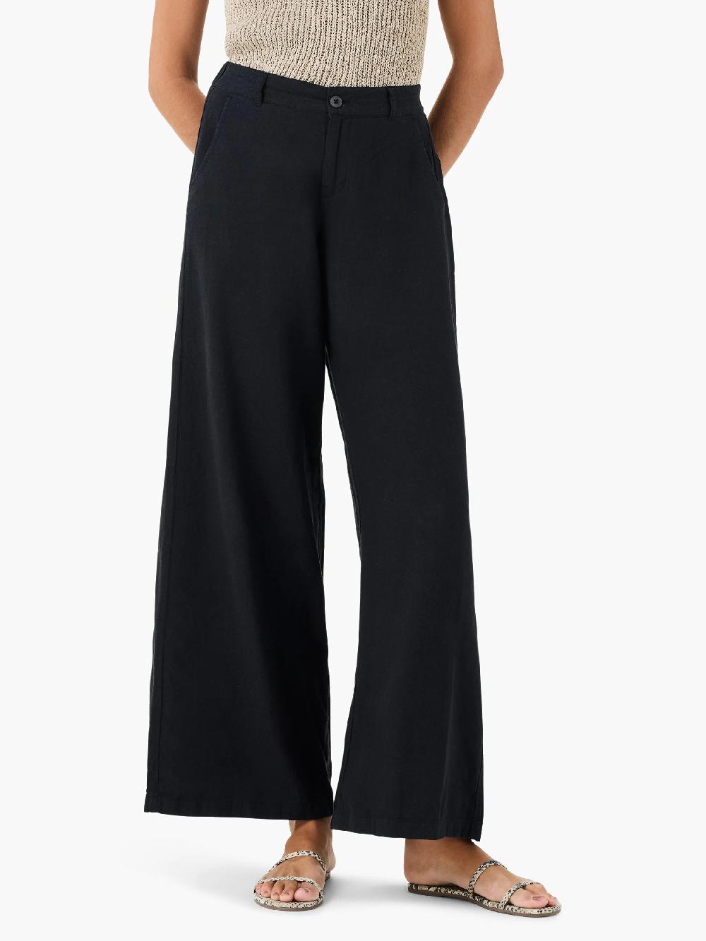 nic zoe 31" Rumba Linen Wide Leg Trouser