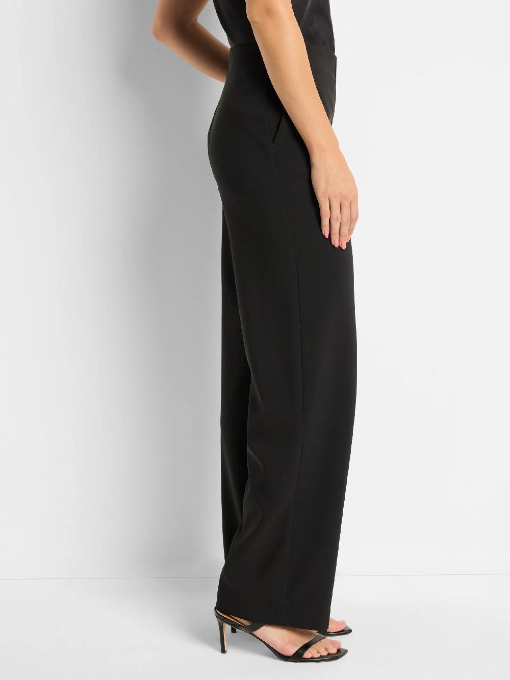 Nic Zoe 31" Stretch Knit Lenox Wide-Leg Pant