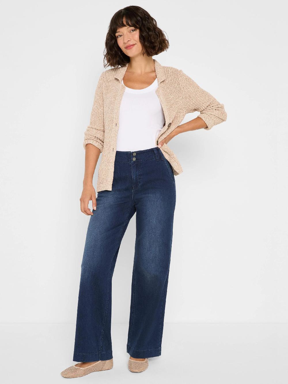 Nic Zoe 31" Weekend Wide Leg Trouser Jeans