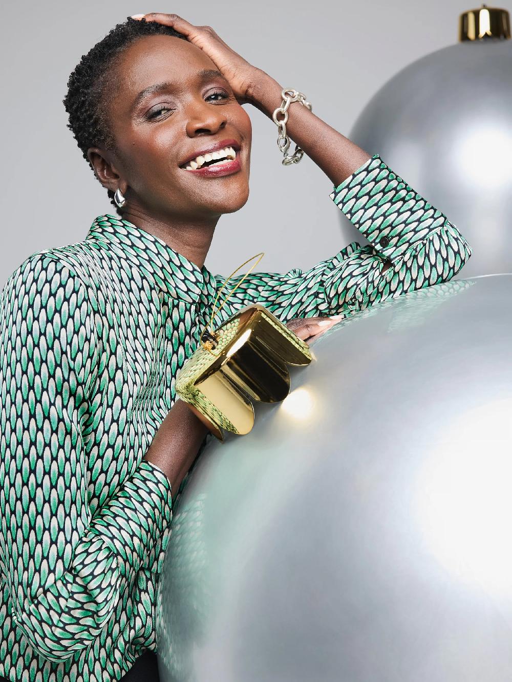 nic zoe Abstract Dot Top