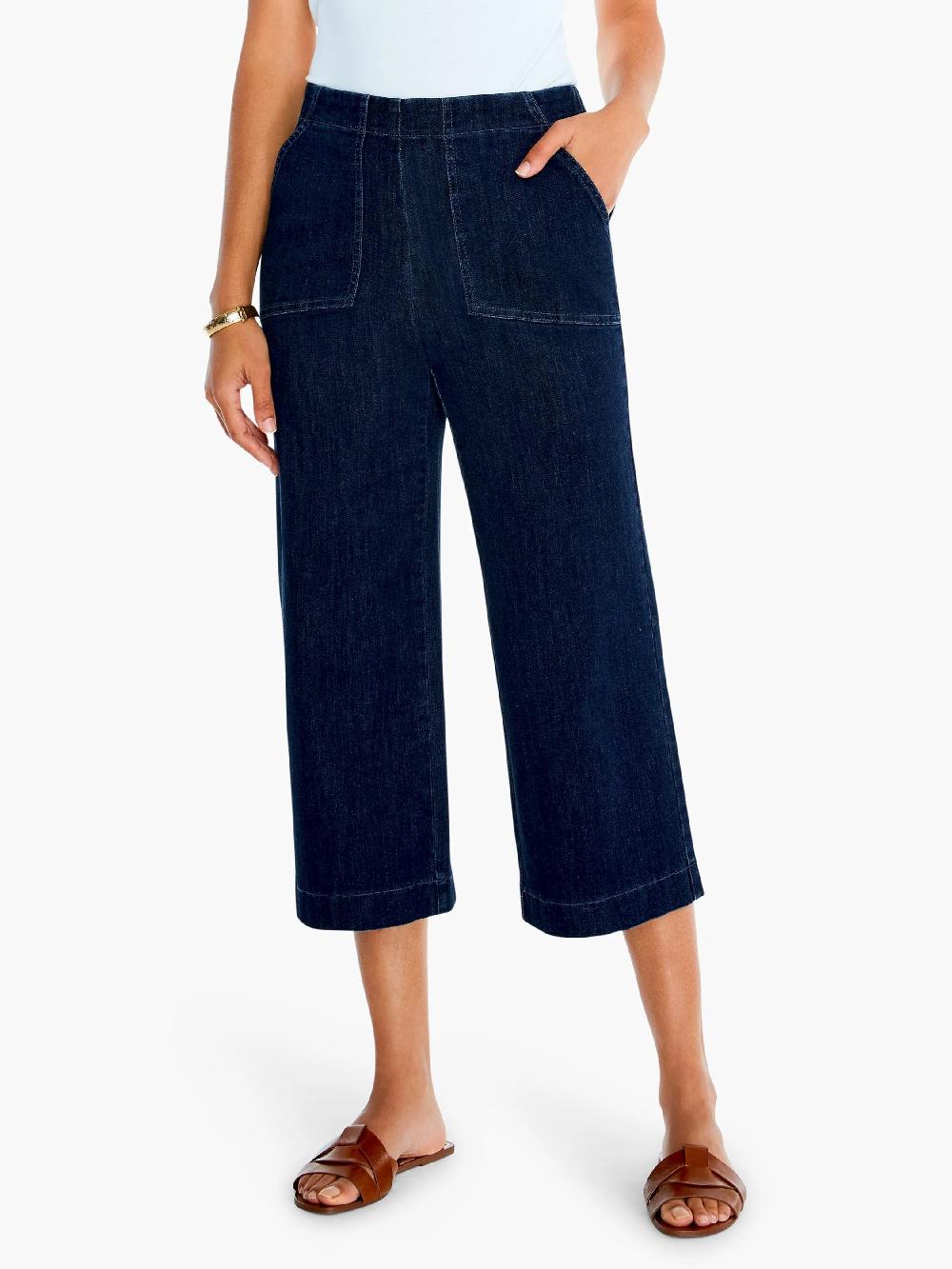 Nic Zoe All Day Wide-Leg Crop Jean