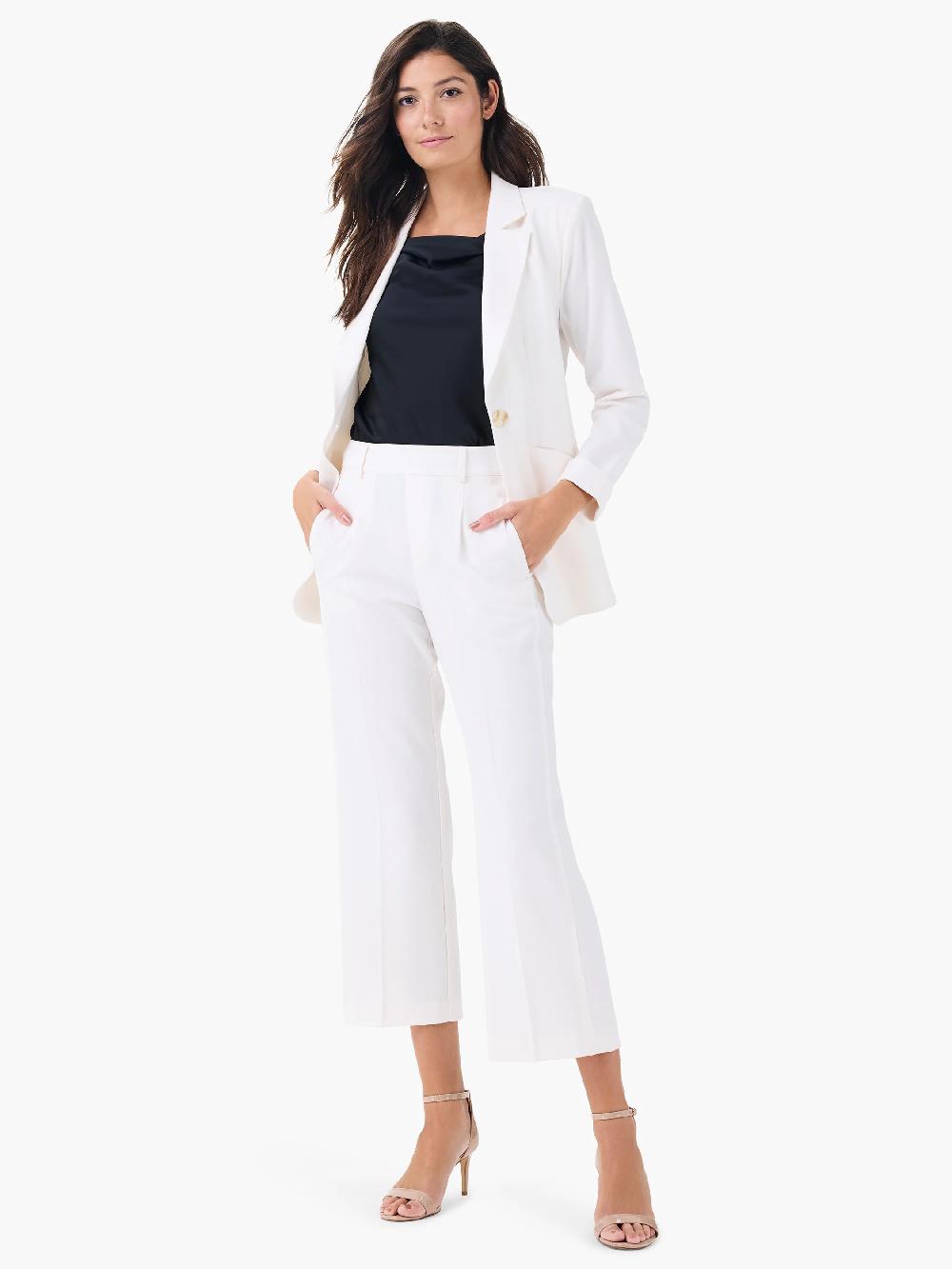Nic Zoe Avenue Summer Wide-Leg Crop Trouser