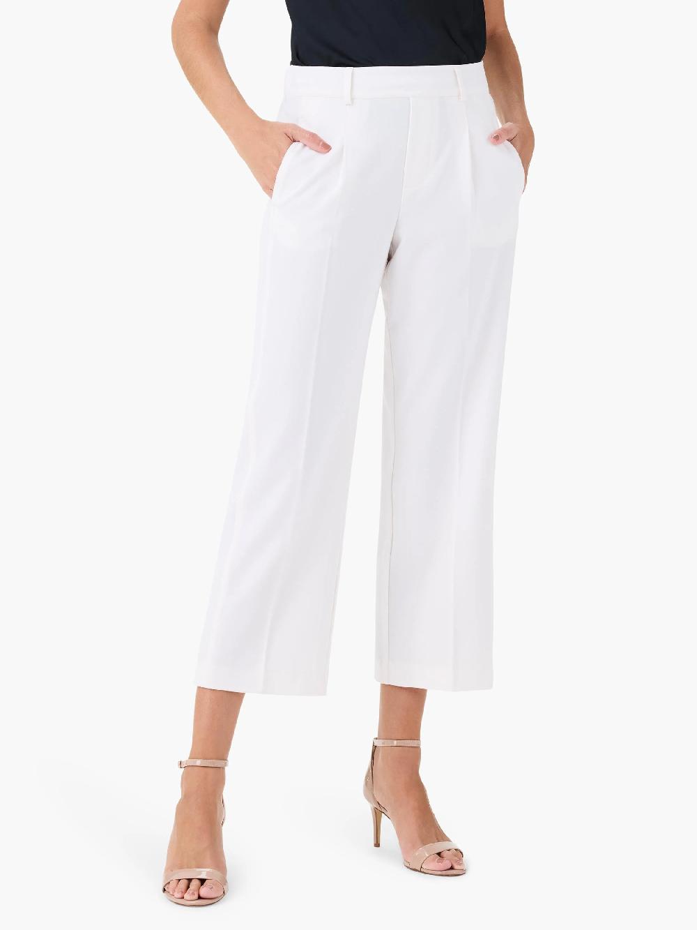 nic zoe Avenue Summer Wide-Leg Crop Trouser