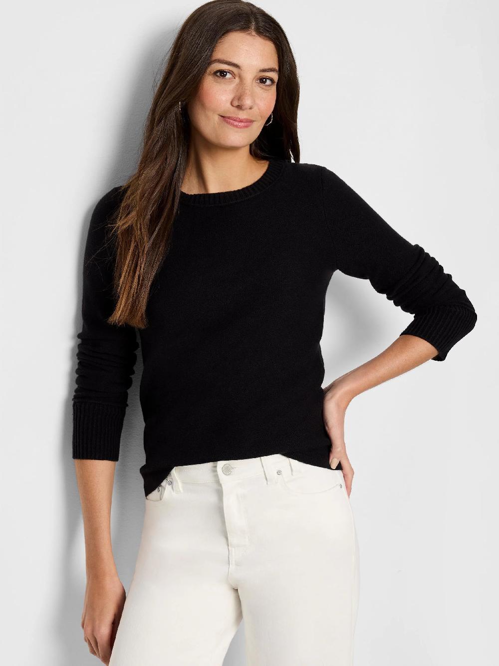 nic zoe Baby Garter Crew Neck Sweater