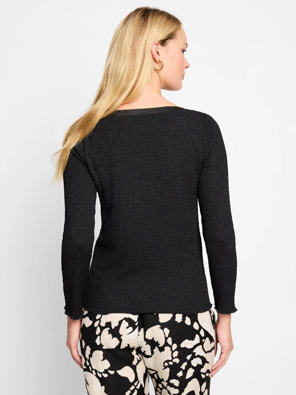Nic Zoe Bubble Knit Top