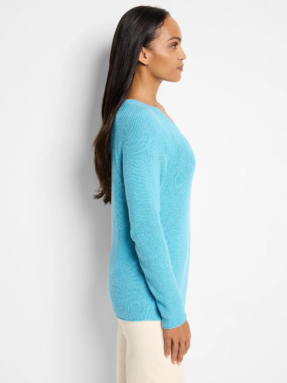 Nic Zoe Cashmere Blend V-Neck Sweater