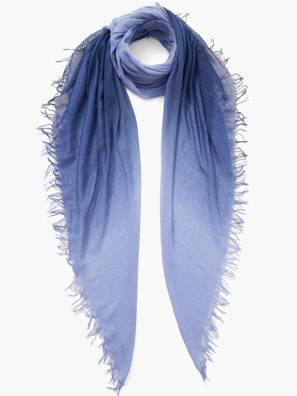 Nic Zoe Chan Luu Dip Dye Cashmere Silk Scarf