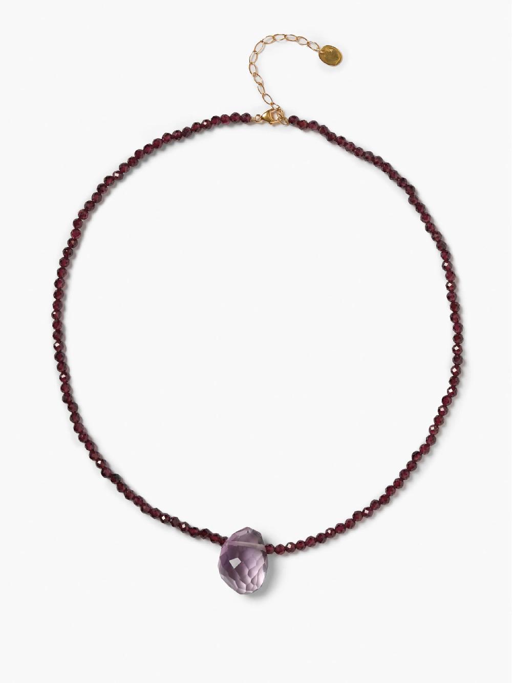 nic zoe Chan Luu Garnet Beaded Necklace