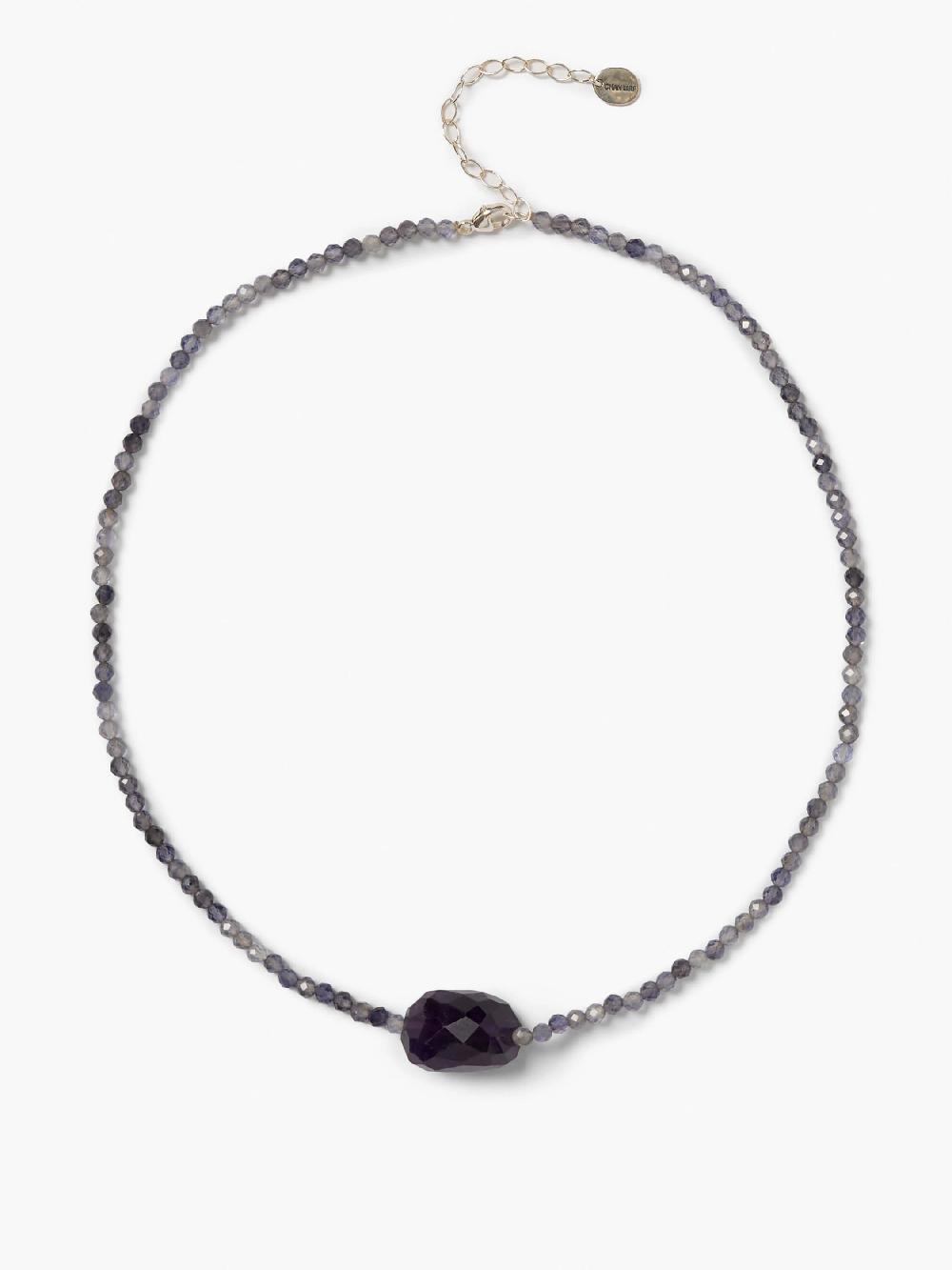 Nic Zoe Chan Luu Iolite Beaded Necklace