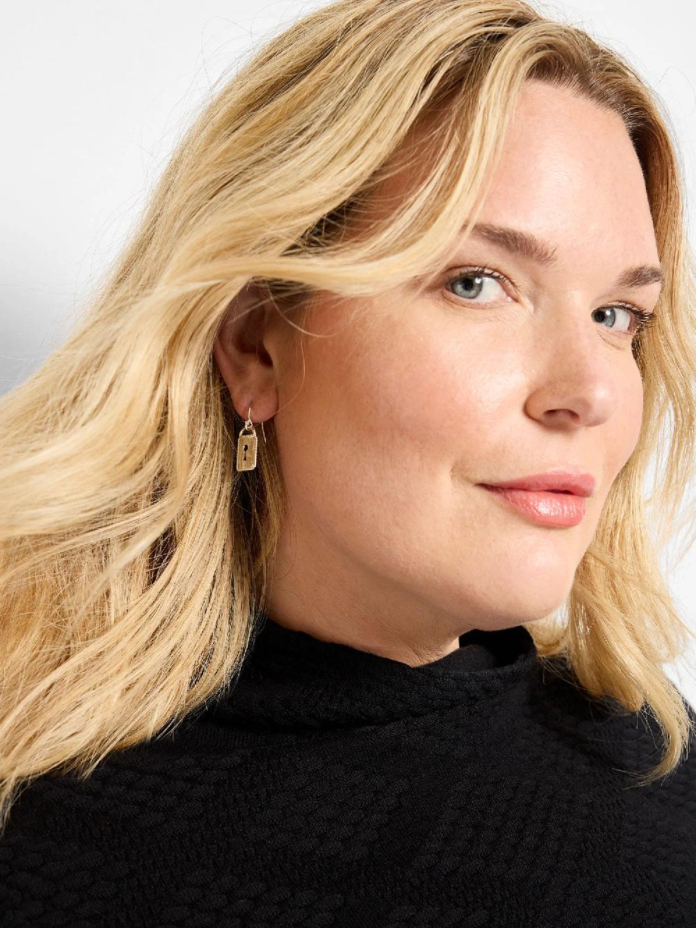 Nic Zoe Chan Luu Keyhole Earrings