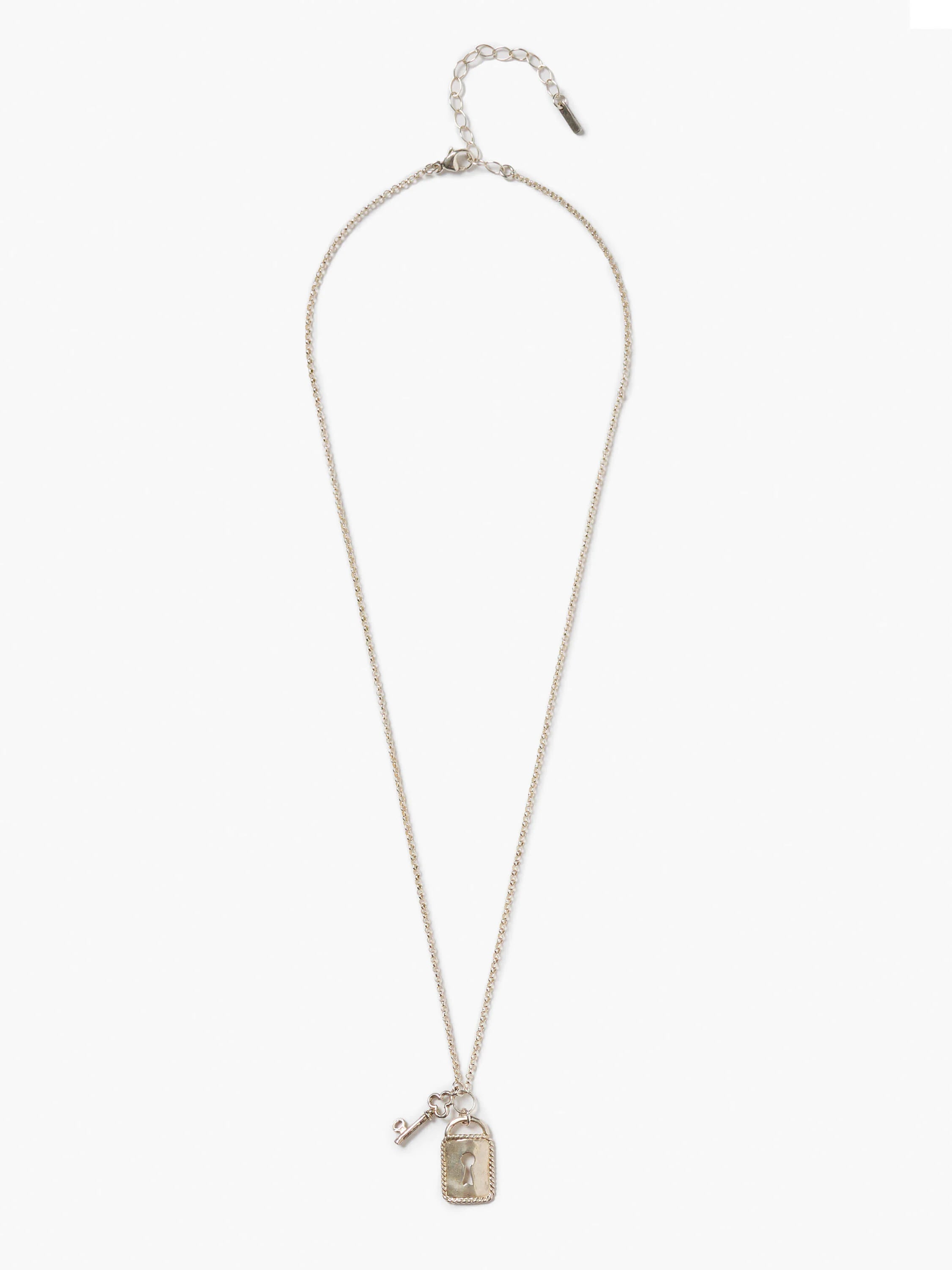 Nic Zoe Chan Luu Lock And Key Necklace