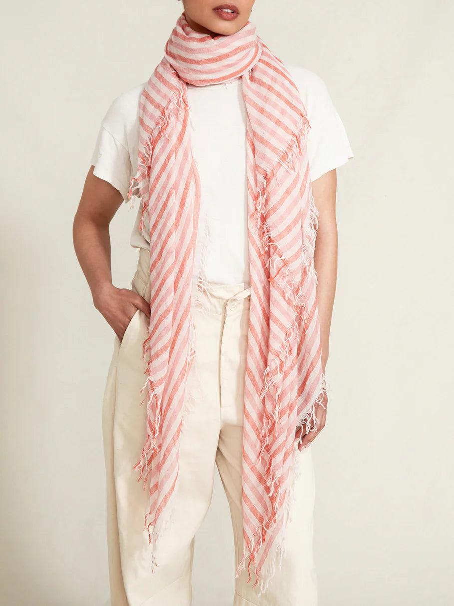 Nic Zoe Chan Luu Printed Fringe Scarf