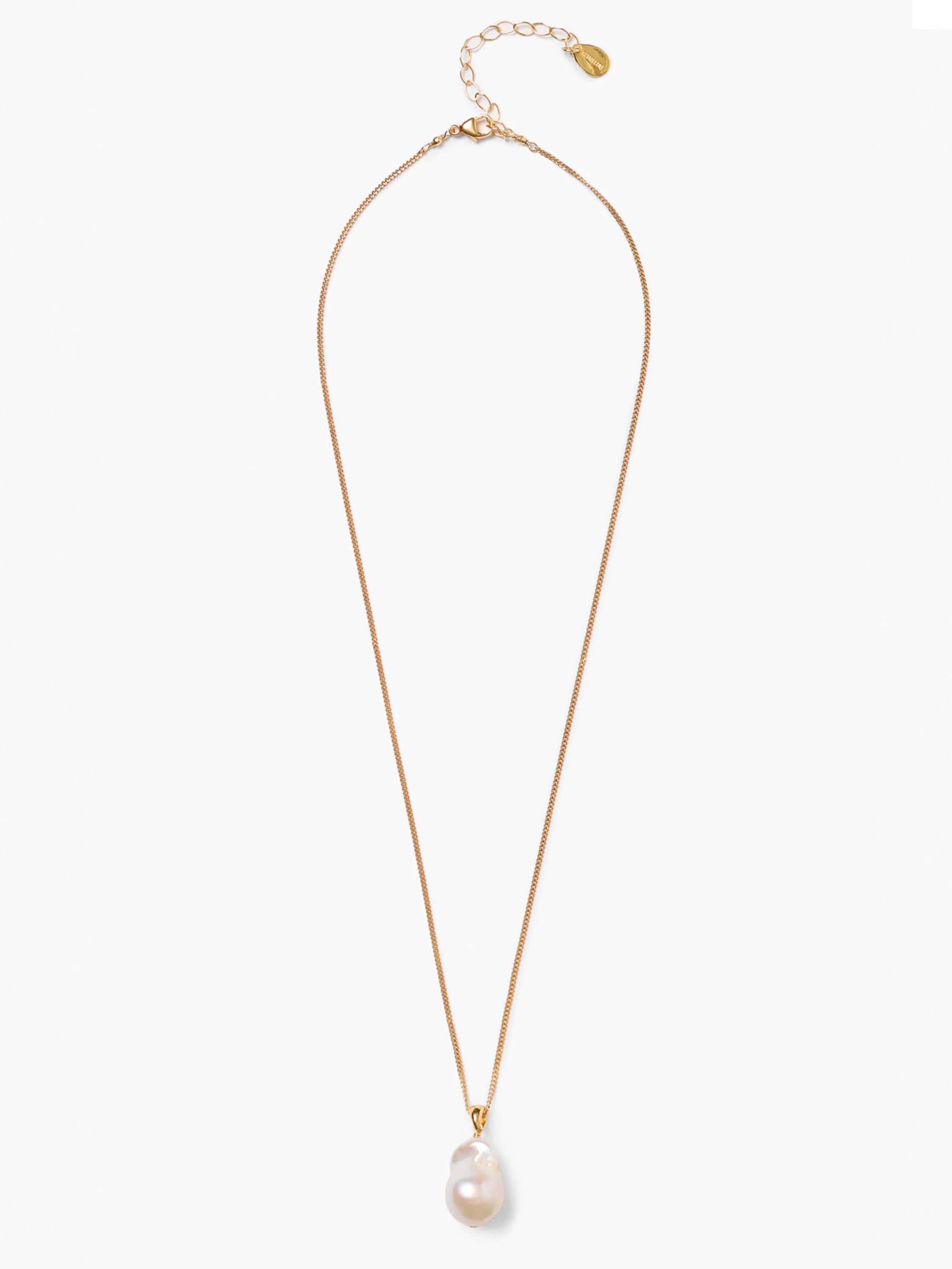 Nic Zoe Chan Luu Single Pearl Drop Necklace
