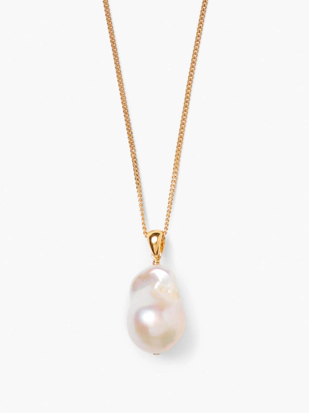 nic zoe Chan Luu Single Pearl Drop Necklace