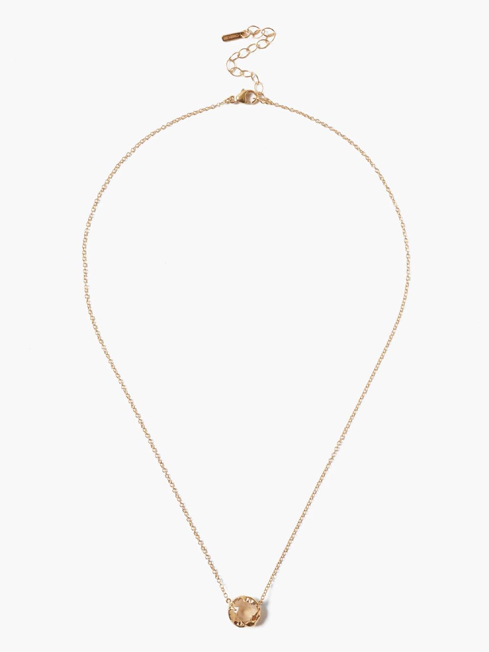 Nic Zoe Chan Luu Single Stone Necklace
