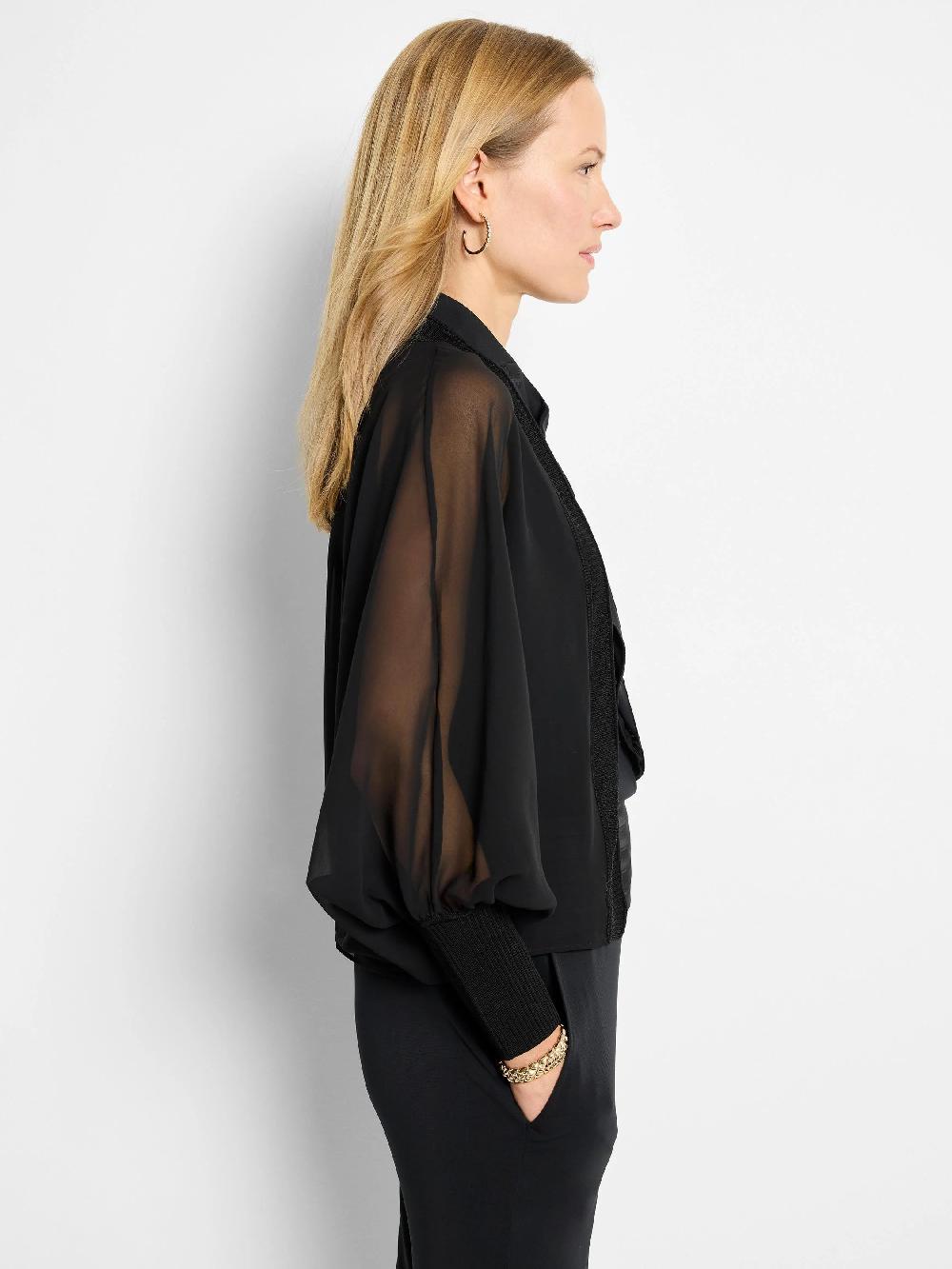 Nic Zoe Chiffon Crush Cardigan