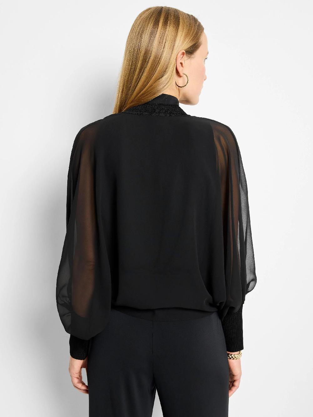 Nic Zoe Chiffon Crush Cardigan