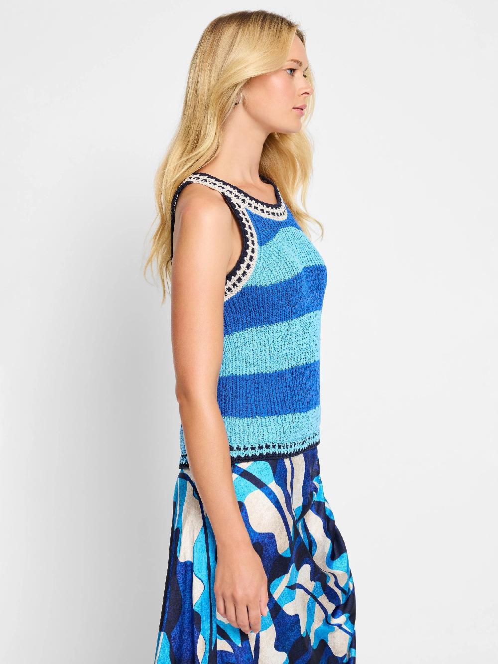 Nic Zoe Coastline Knit Tank
