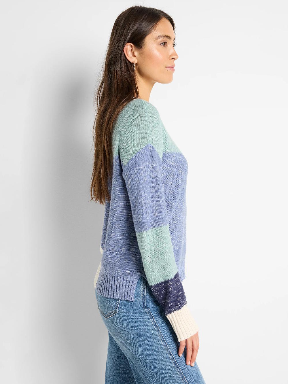 Nic Zoe Color Crossing Sweater