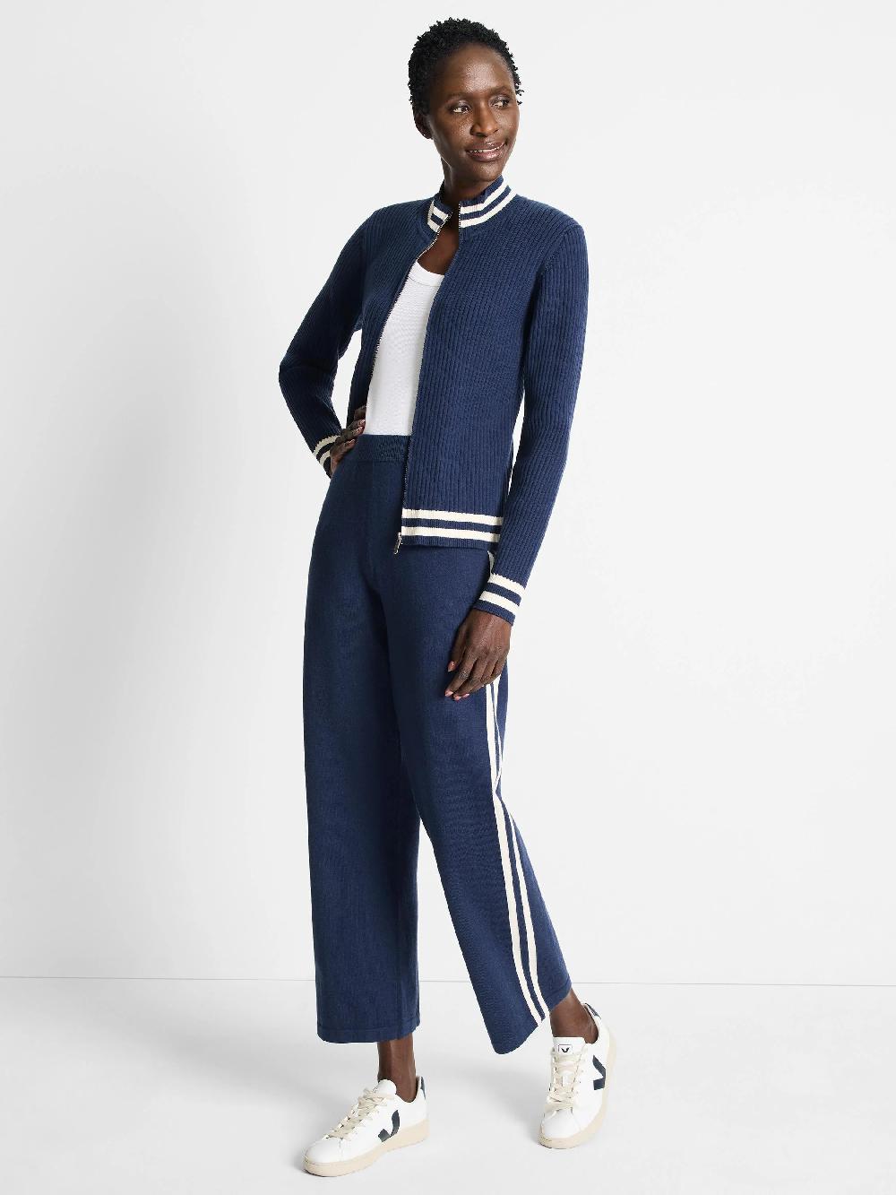 Nic Zoe Cool Down Wide Leg Track Pant