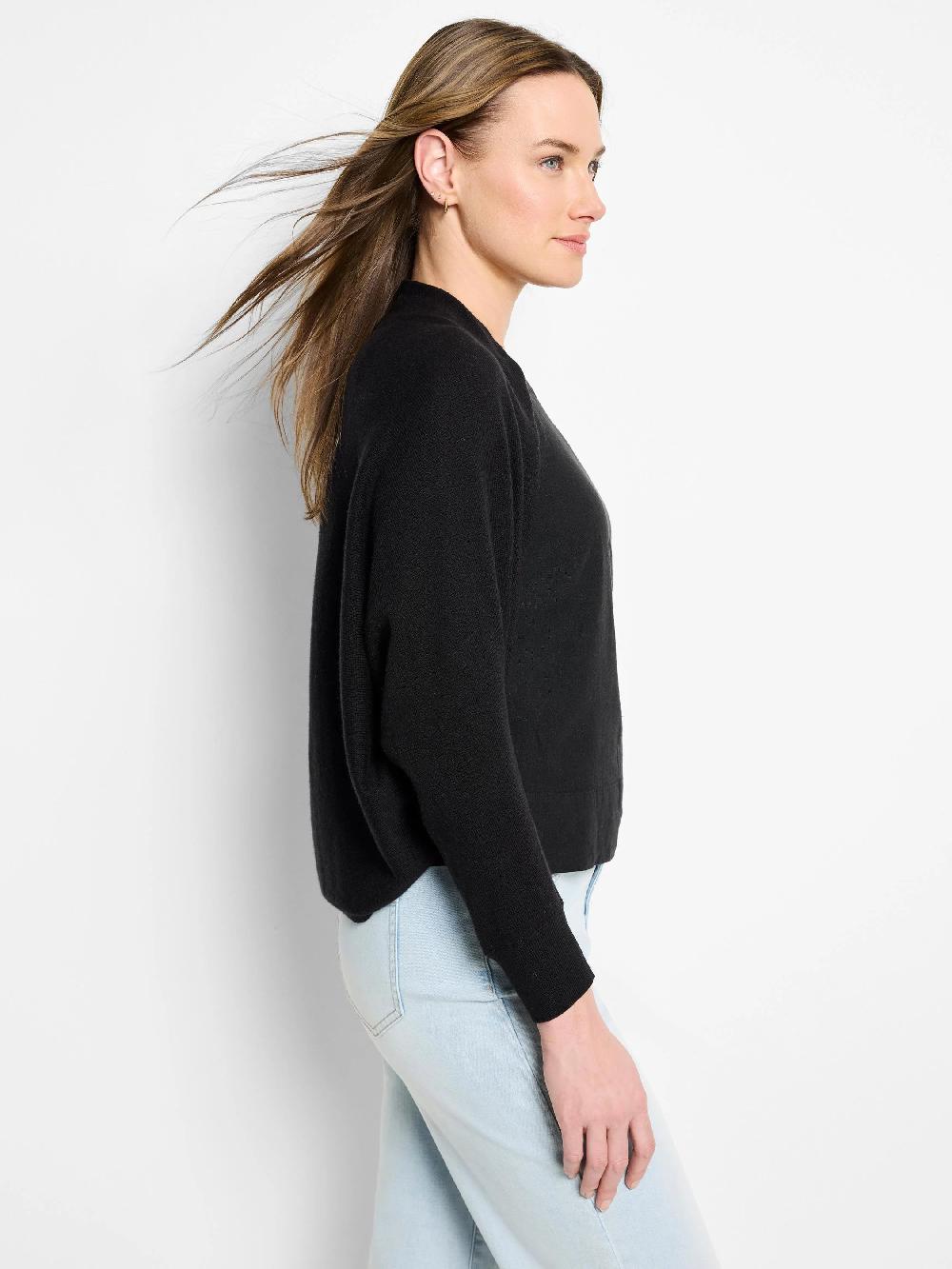 Nic Zoe Cotton Cashmere Shrug Cardigan