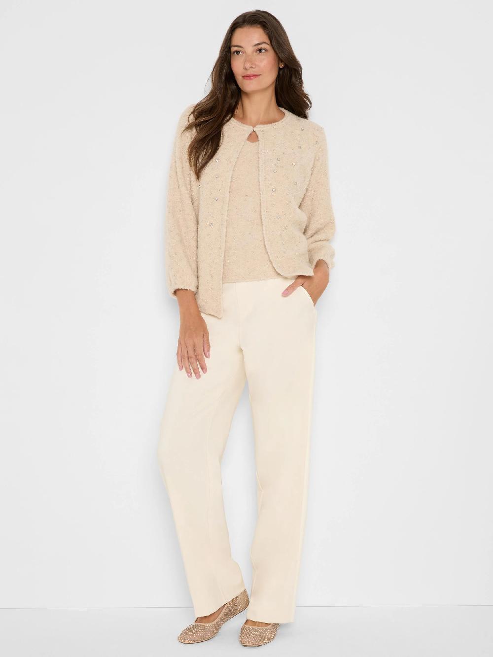 Nic Zoe Cozy Lurex Nep Cardigan