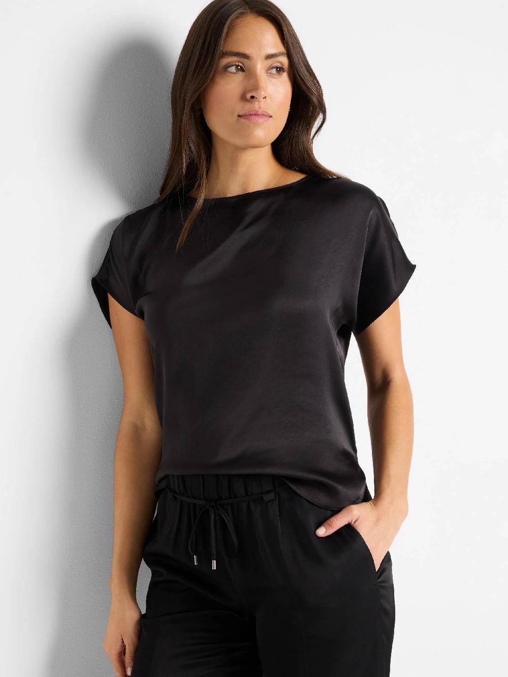 nic zoe Day Gloss Woven Tee